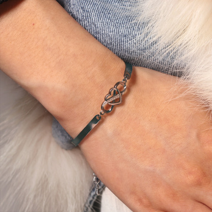 For Friend - Not Sisters By Blood But Sisters By Heart Infinity Bracelet-37bracelet