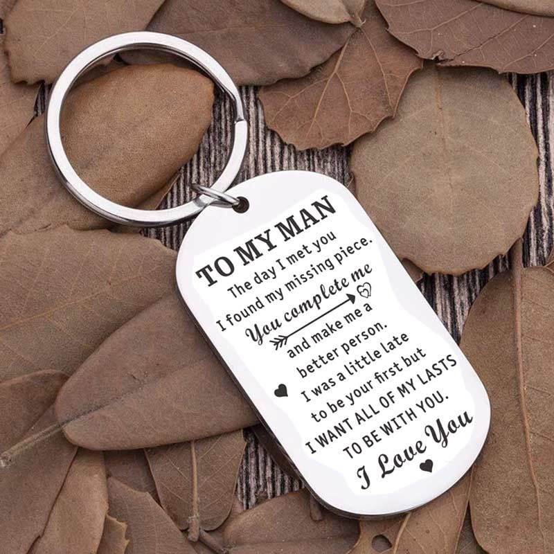 For Husband - I Want All of My Last to Be with You Keychain