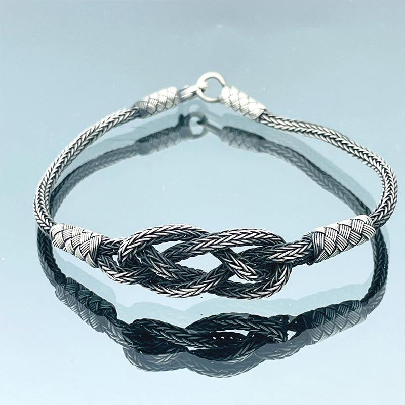 For Love -  You Are The One I Want To Be With Celtic Knot Braided Bracelet