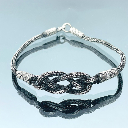 For Love -  You Are The One I Want To Be With Celtic Knot Braided Bracelet