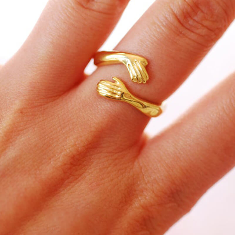 For Daughter - I Squeezed This Hug Ring Really Tight And Filled It With My Love And Light Hug Ring-37bracelet
