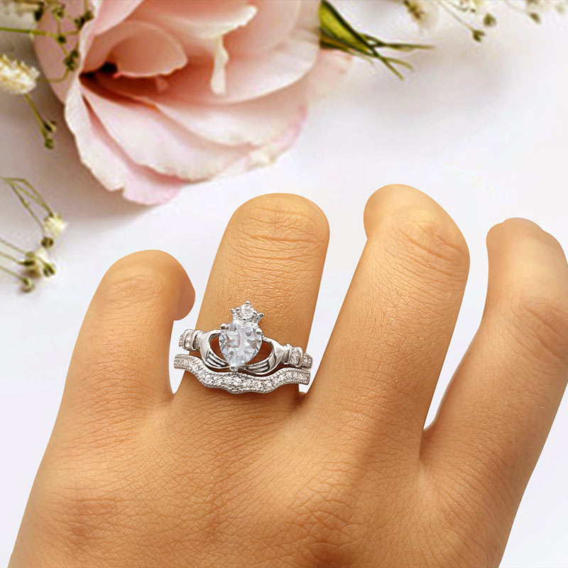 Stacking Claddagh Ring