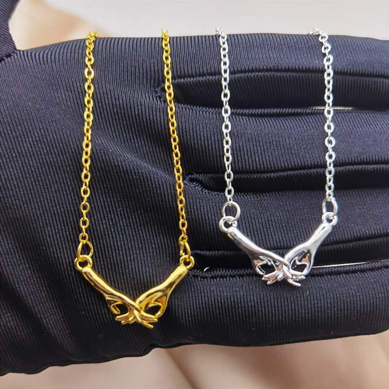 For Friend - I Pinky Promise To Always Be In These Three Places Pull Hook Necklace-37bracelet