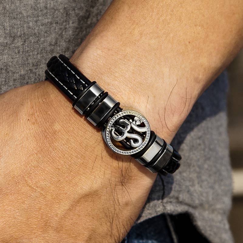 Breathe in Breathe out Move on OM Bracelet-37bracelet