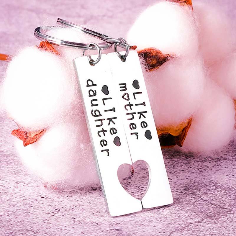 For MOM - Mother And Daughter Keychain-37bracelet
