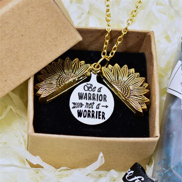 Be a Warrior Not a Worrier Necklace - Style 2-37bracelet
