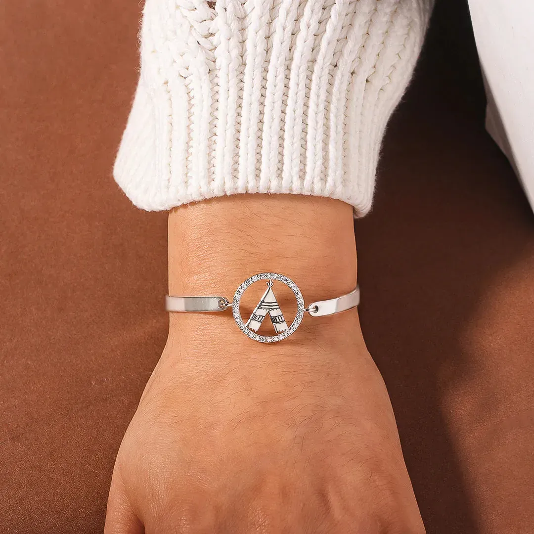 For Friend - Our Friendship Means The World To Me Tent Bracelet