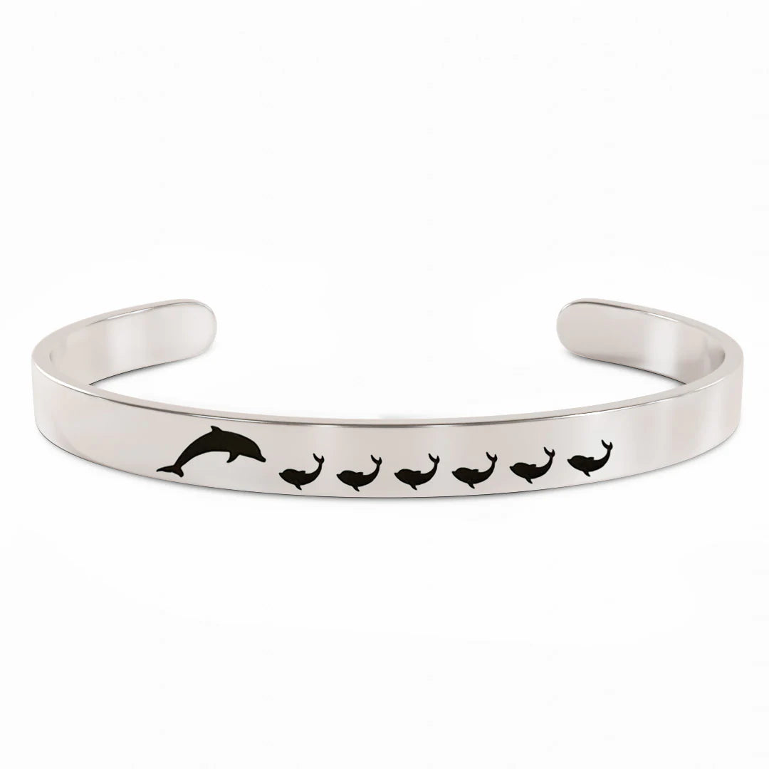 For Mom - Mama  Dolphin Bracelet