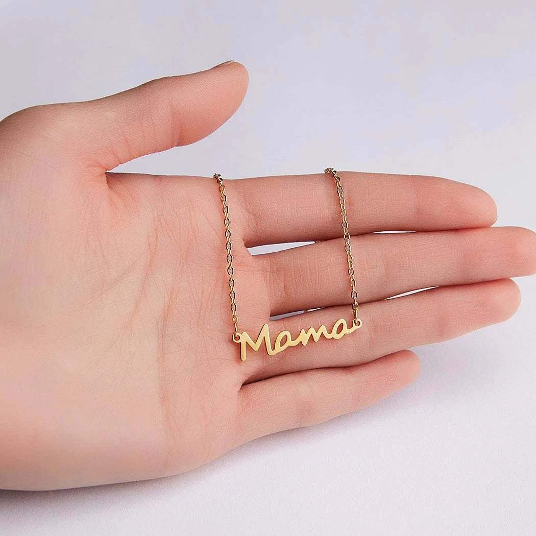For Mom - Mama Letter Necklace