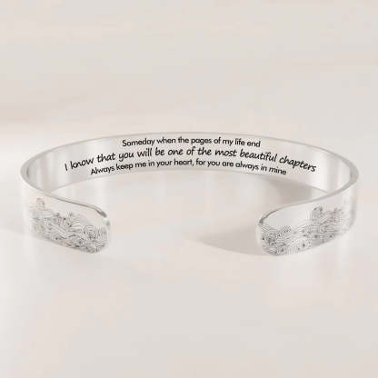 For Daughter - You will be one of the most Beautiful Chapters Bracelet-37bracelet