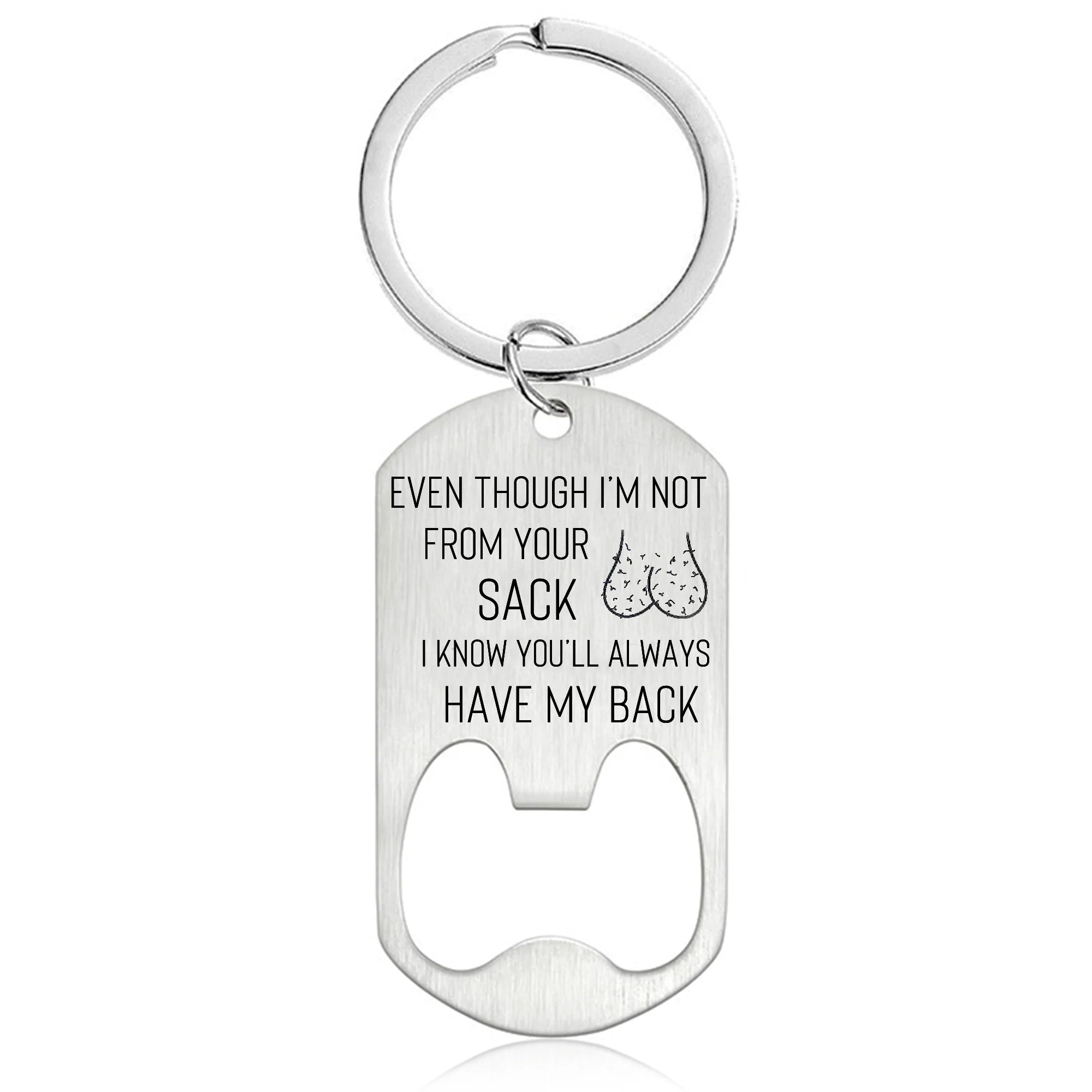 For Father - You Will Always Have My Back Keychain