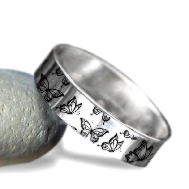 For Daughter - I Will Always Be There For You Butterfly Ring