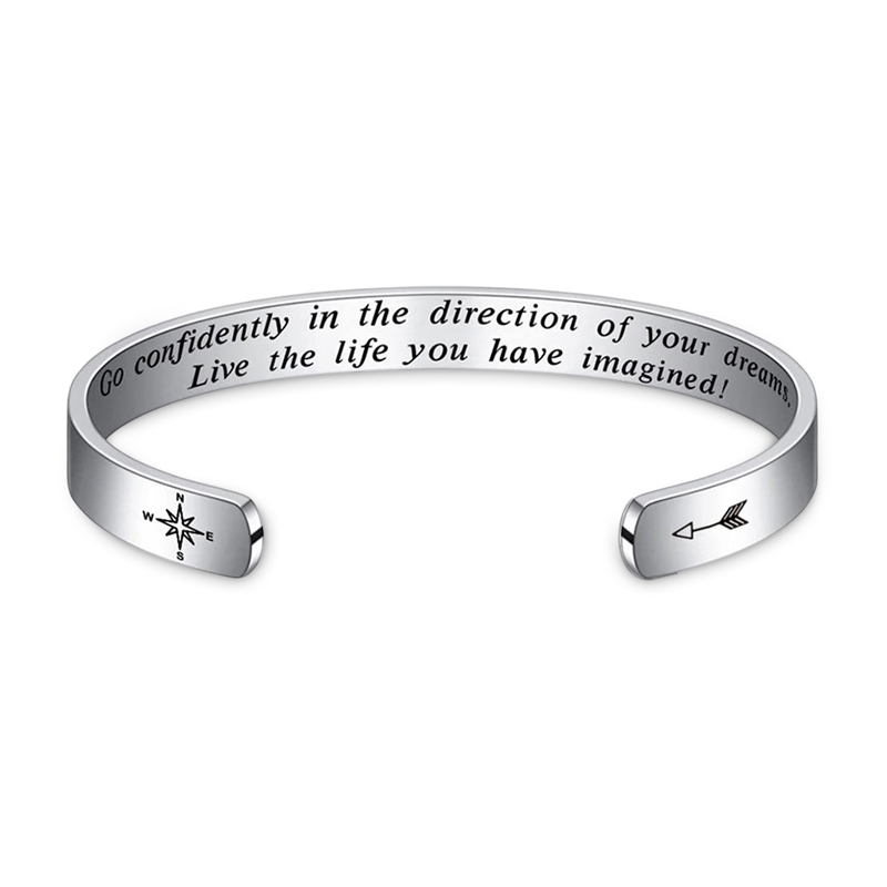 Go Confidently In The Direction Of Your Dreams Bracelet
