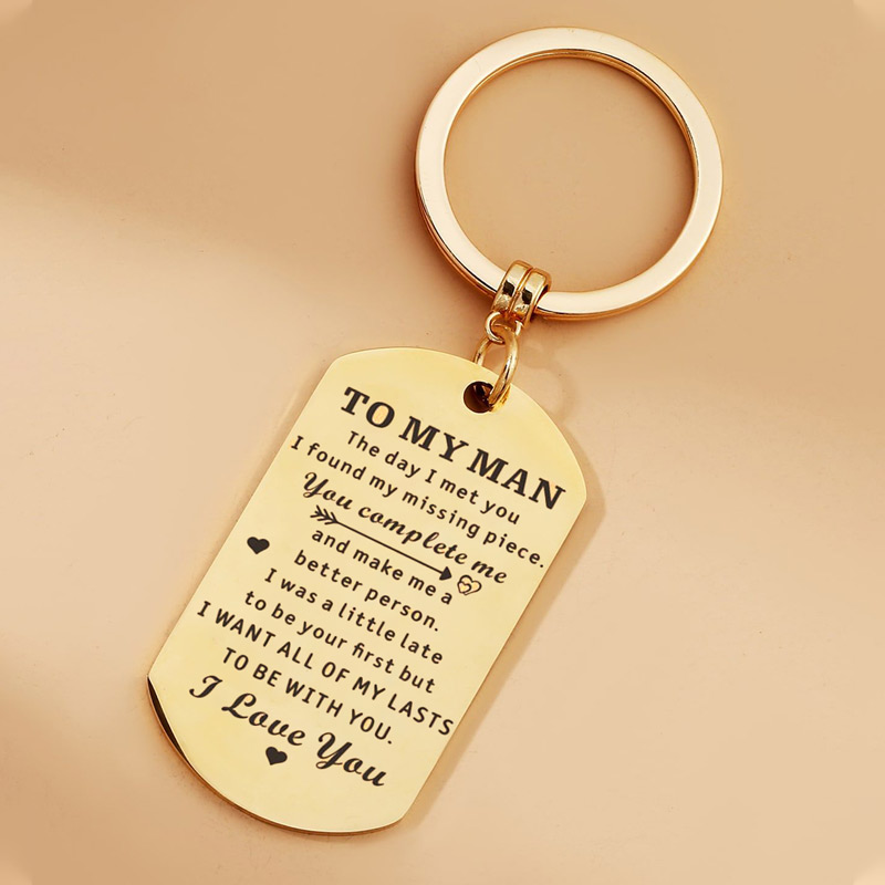 For Husband - I Want All of My Last to Be with You Keychain