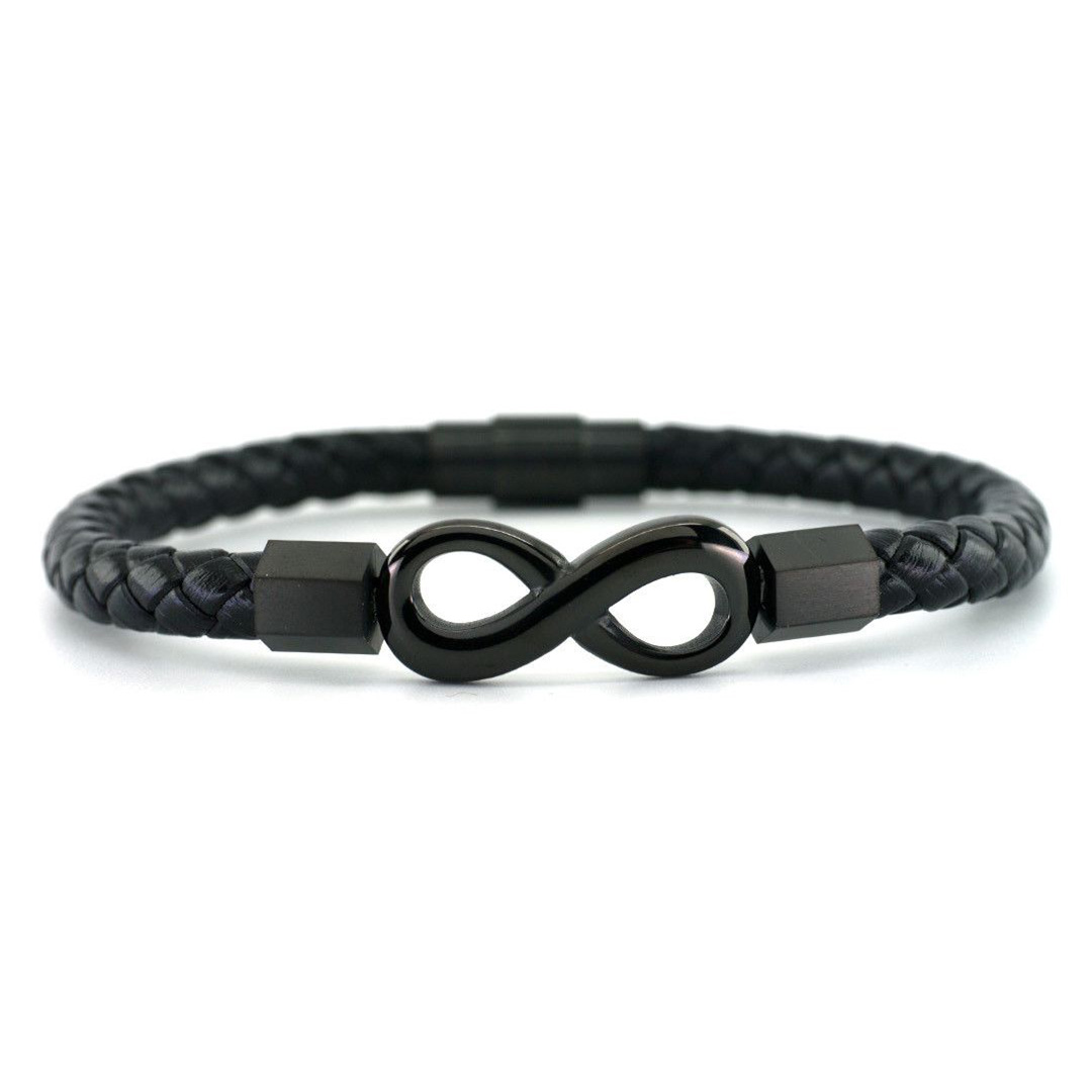 For Son- May You Stay Forever Young Infinity Braided Bracelet