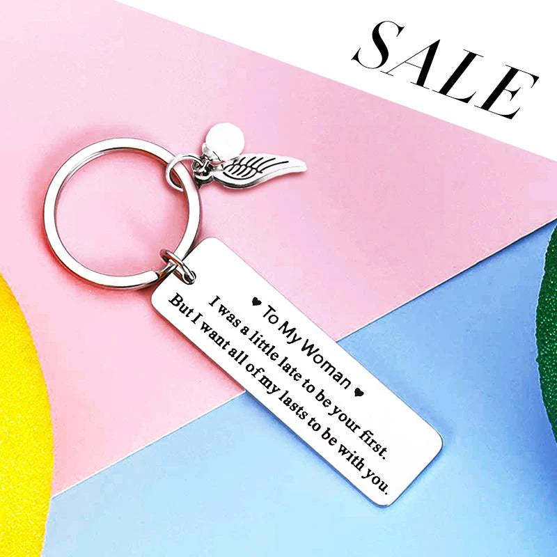 For Love - To My Woman,I Want All Of My Last To Be With You Keychain
