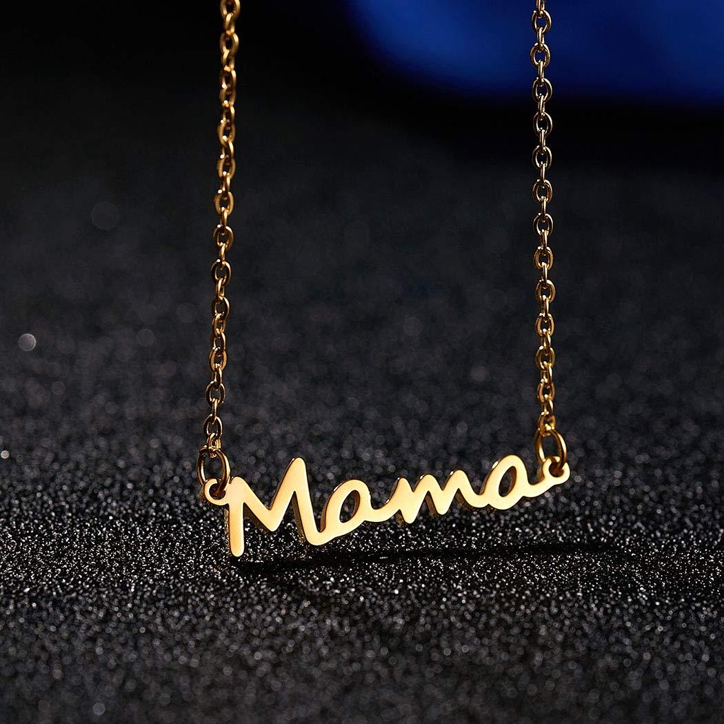 For Mom - Mama Letter Necklace
