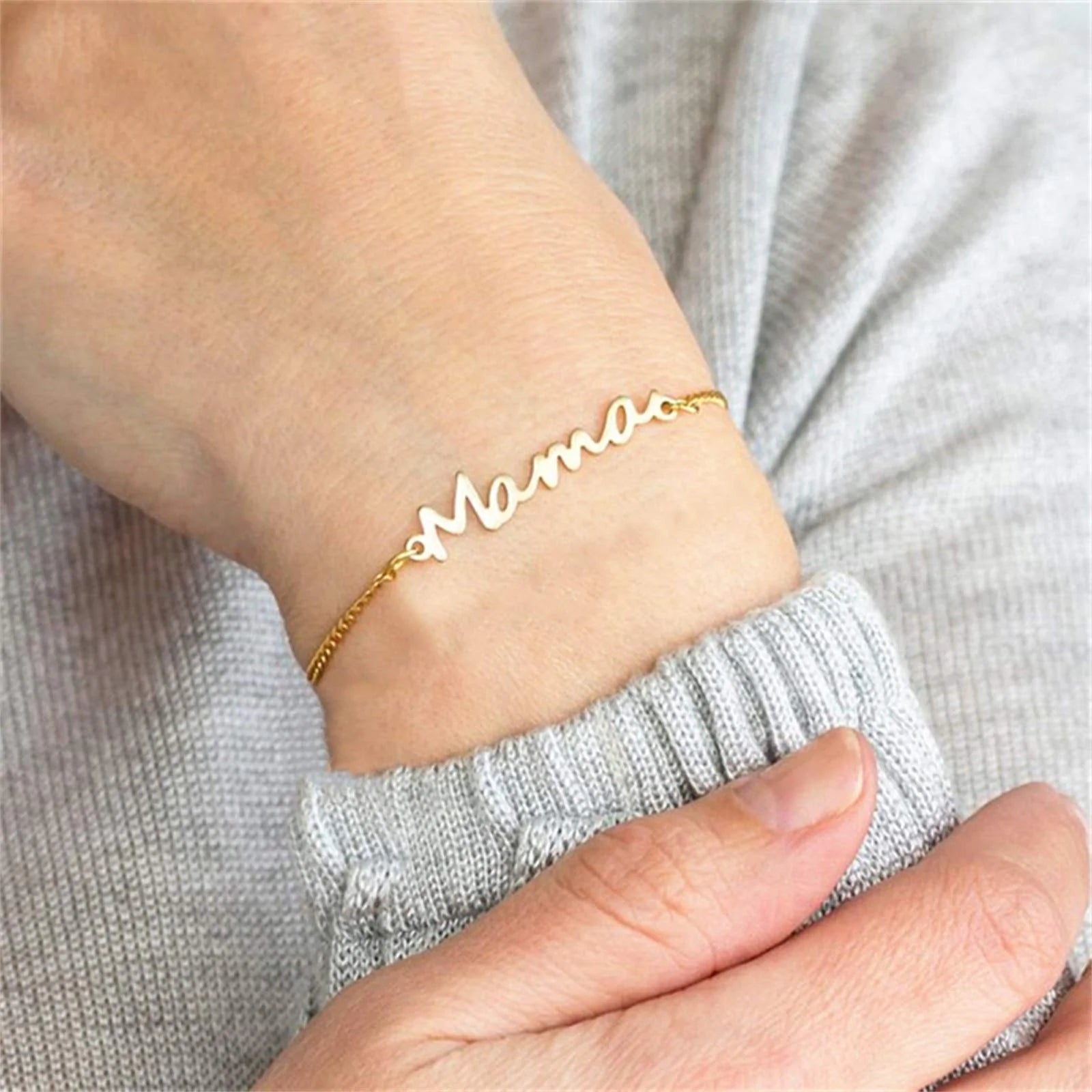 For Mom - Mama Letter Necklace