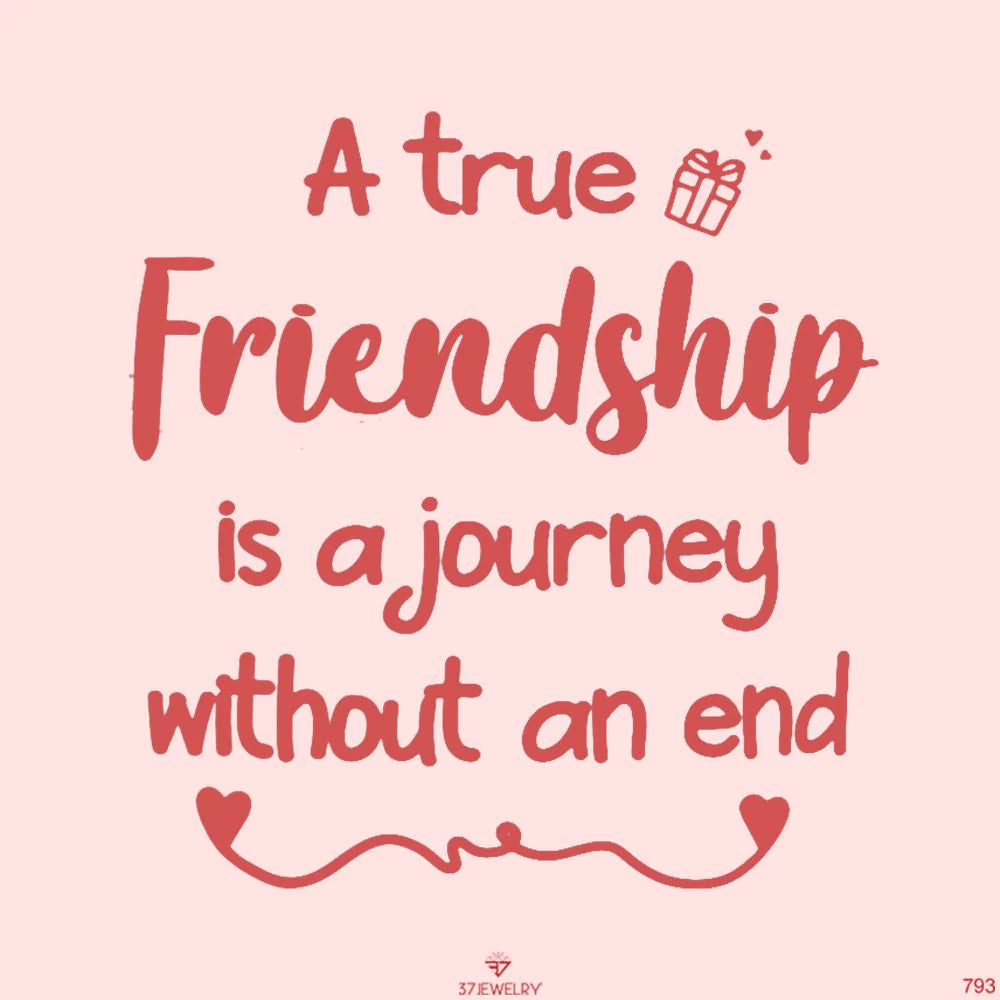 For Friend - A True Friendship is a Journey without an End Infinity Arrow Bracelet-37bracelet