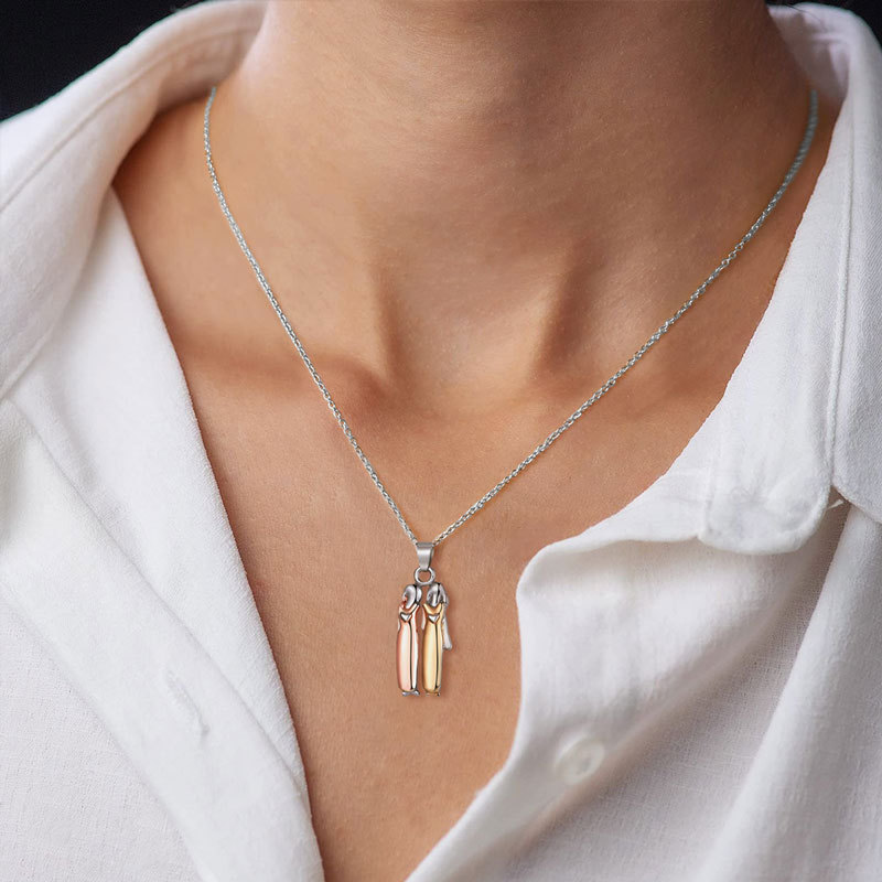 For Sister - A Sister Is God's Way Of Making Sure We Never Walk Alone Sister Necklace