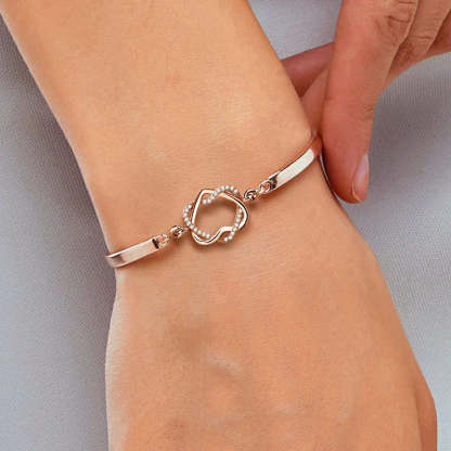 For Daughter-in-law - Marriage Made You Family Love Made You My Daughter Heart Bracelet-37bracelet