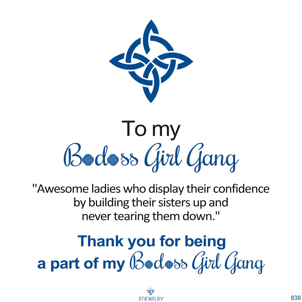 For Friend - Thank You For Being A Part Of My BADASS GIRL GANG Infinity Bracelet-37bracelet