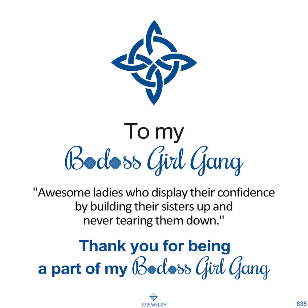 For Friend - Thank You For Being A Part Of My BADASS GIRL GANG Infinity Bracelet-37bracelet