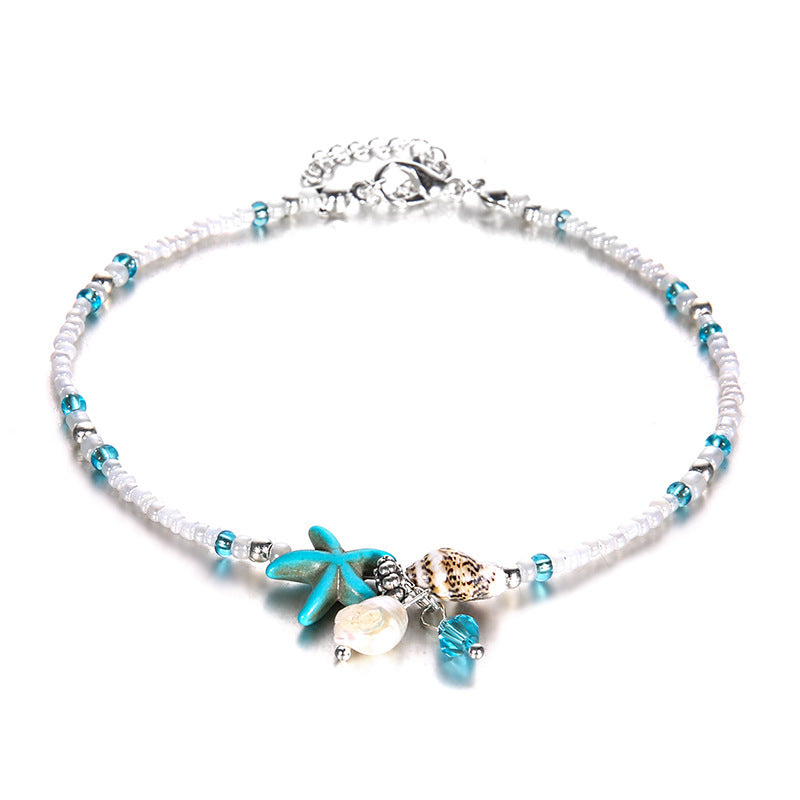 Conch Starfish Feet Chain