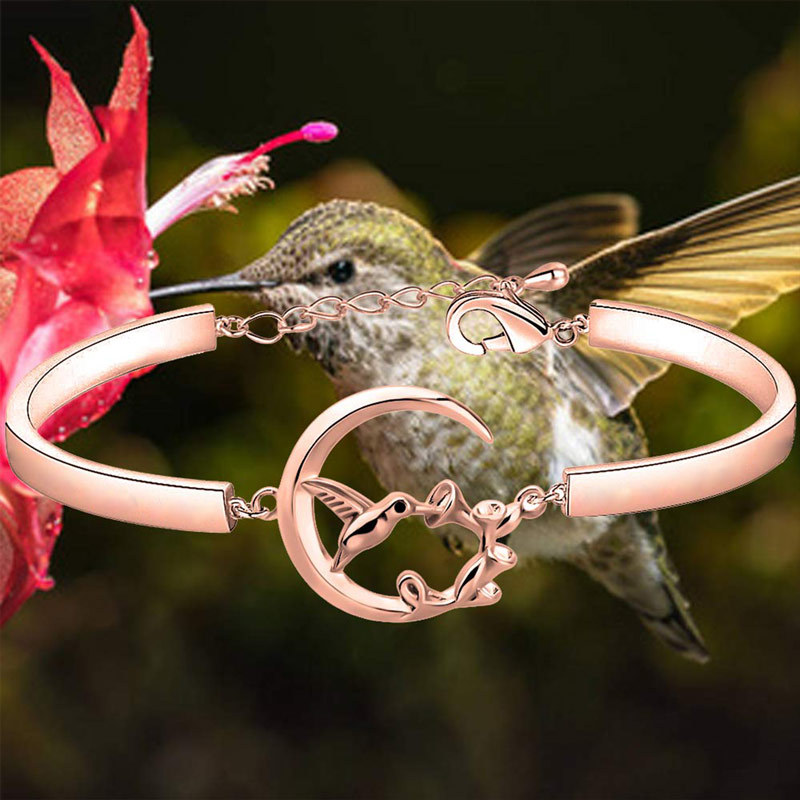 For Graduation - You'll Never Know How Far You Can Fly Hummingbird Bracelet