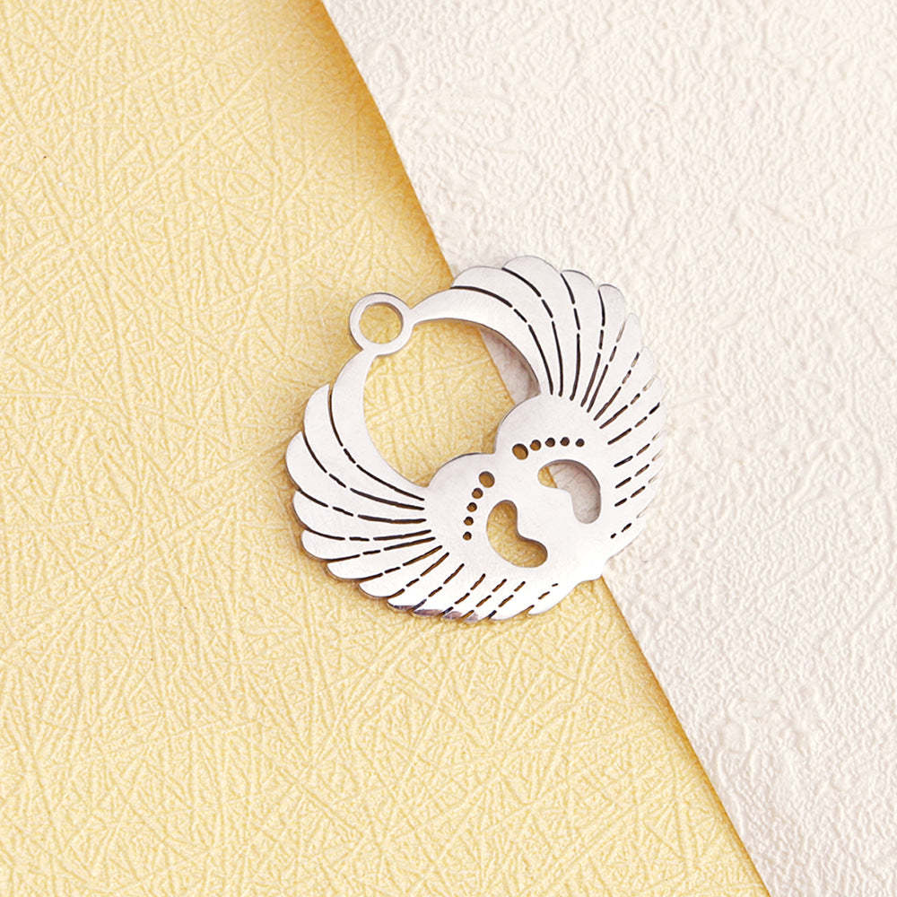 Little Baby Feet With Wings Ornament