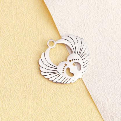 Little Baby Feet With Wings Ornament
