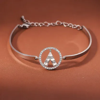 For Friend - Our Friendship Means The World To Me Tent Bracelet