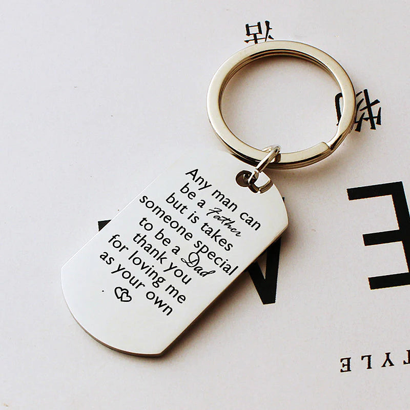For Dad - Dad, Thank You For Loving Me As Your Own Necklace-37bracelet
