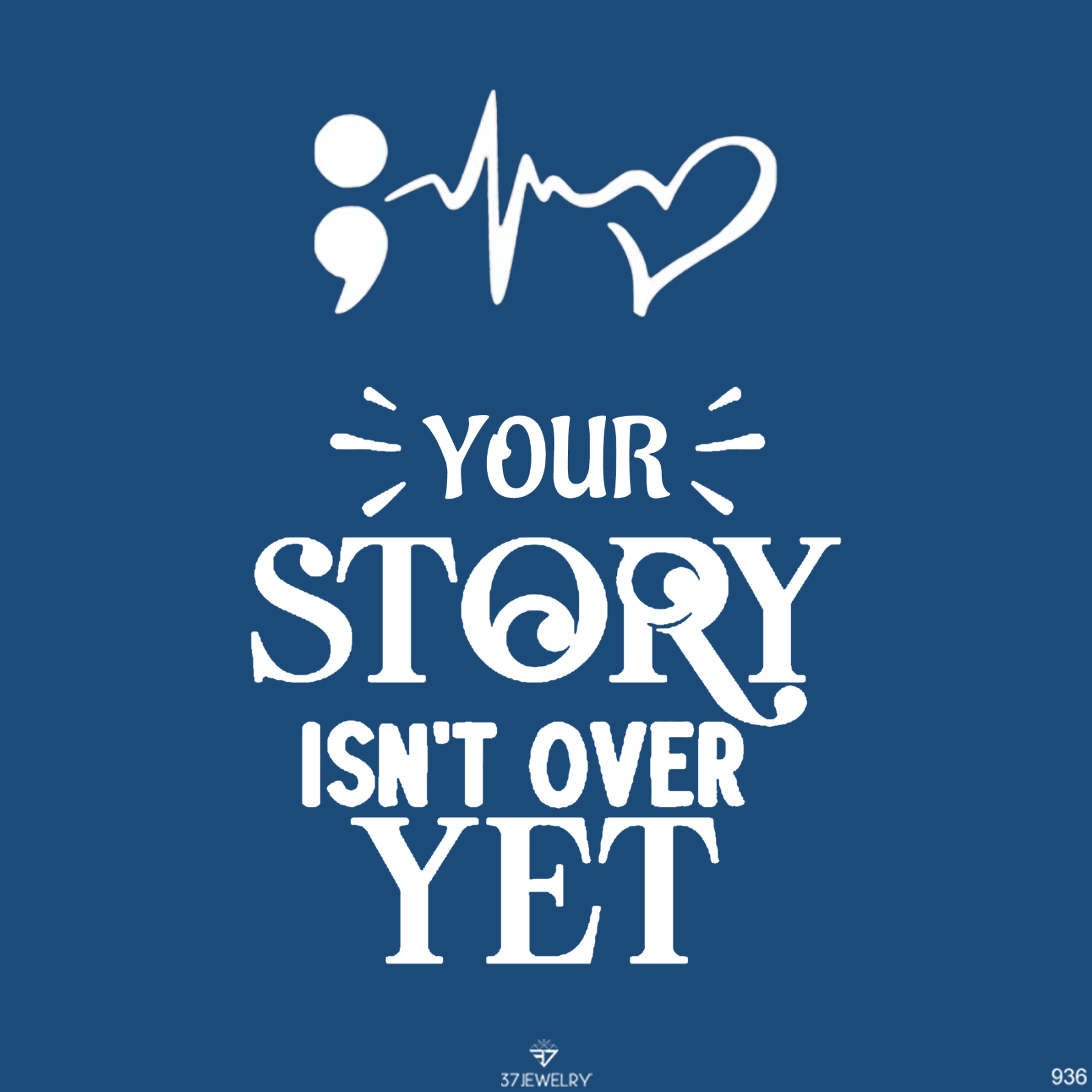 Your Story Isn't Over Yet Semicolon Butterfly Bracelet