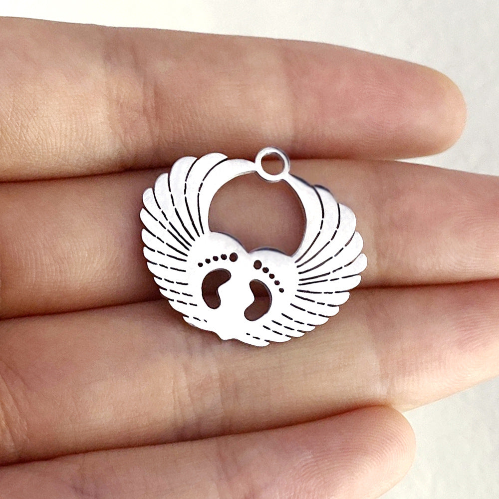 Little Baby Feet With Wings Ornament