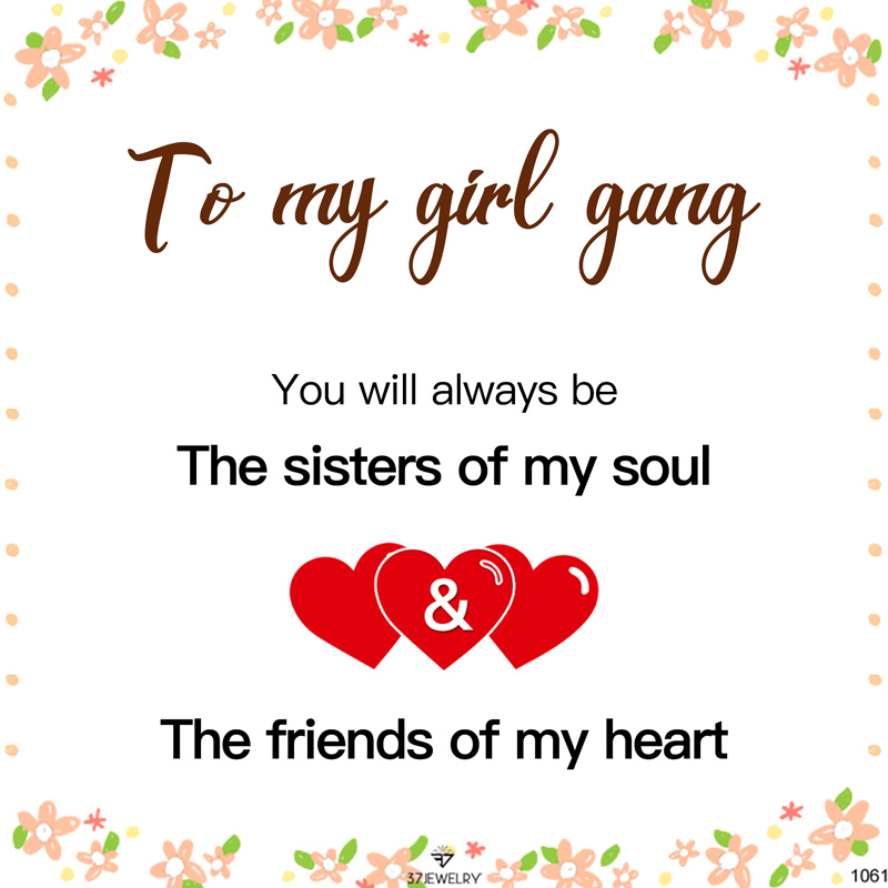 For Friend - To My Girl Gang Infinity Heart Beat Bracelet