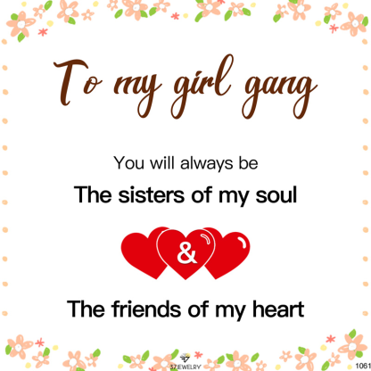 For Friend - To My Girl Gang Infinity Heart Beat Bracelet