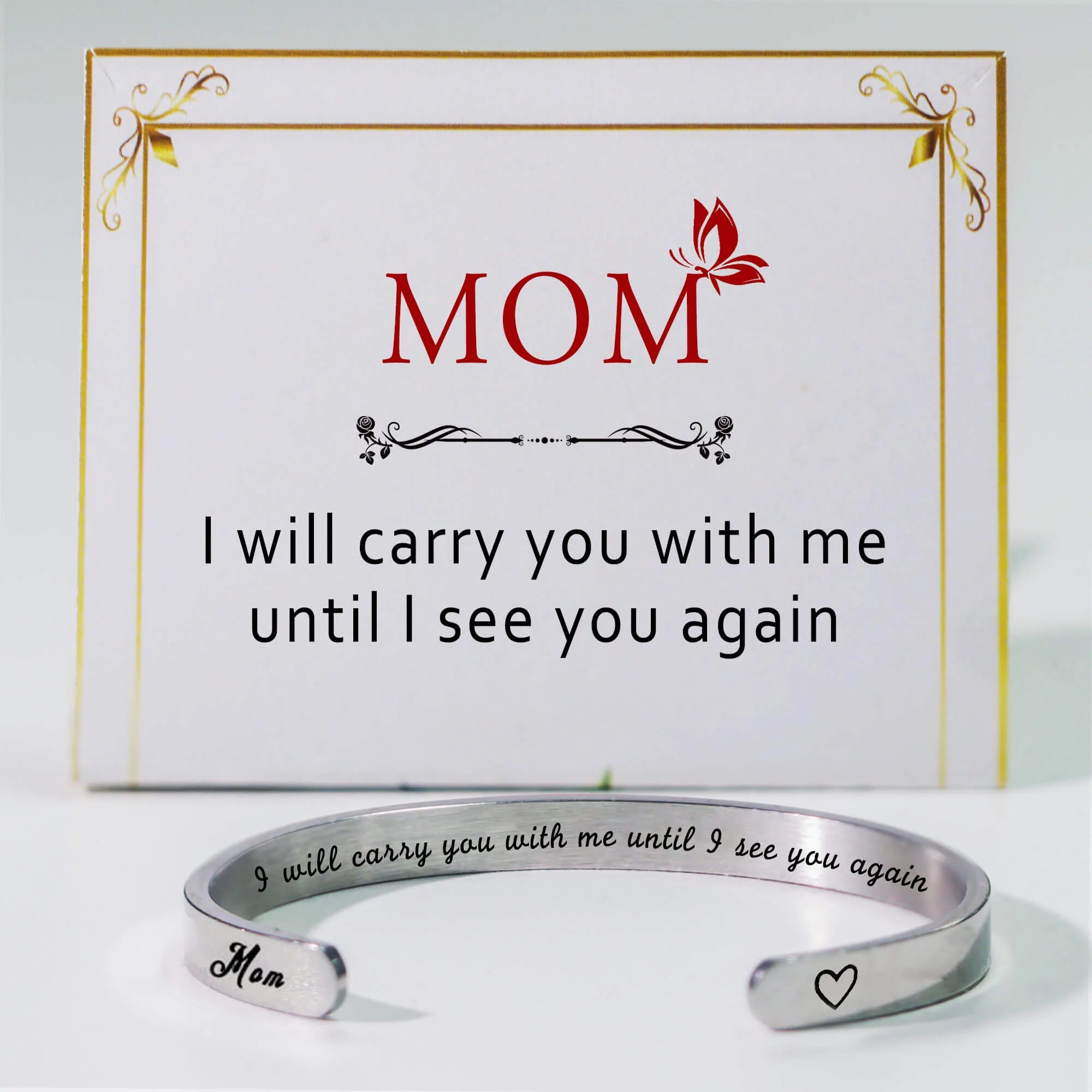 Memorial - I Will Carry You With Me Until I See You Again Bracelet ...