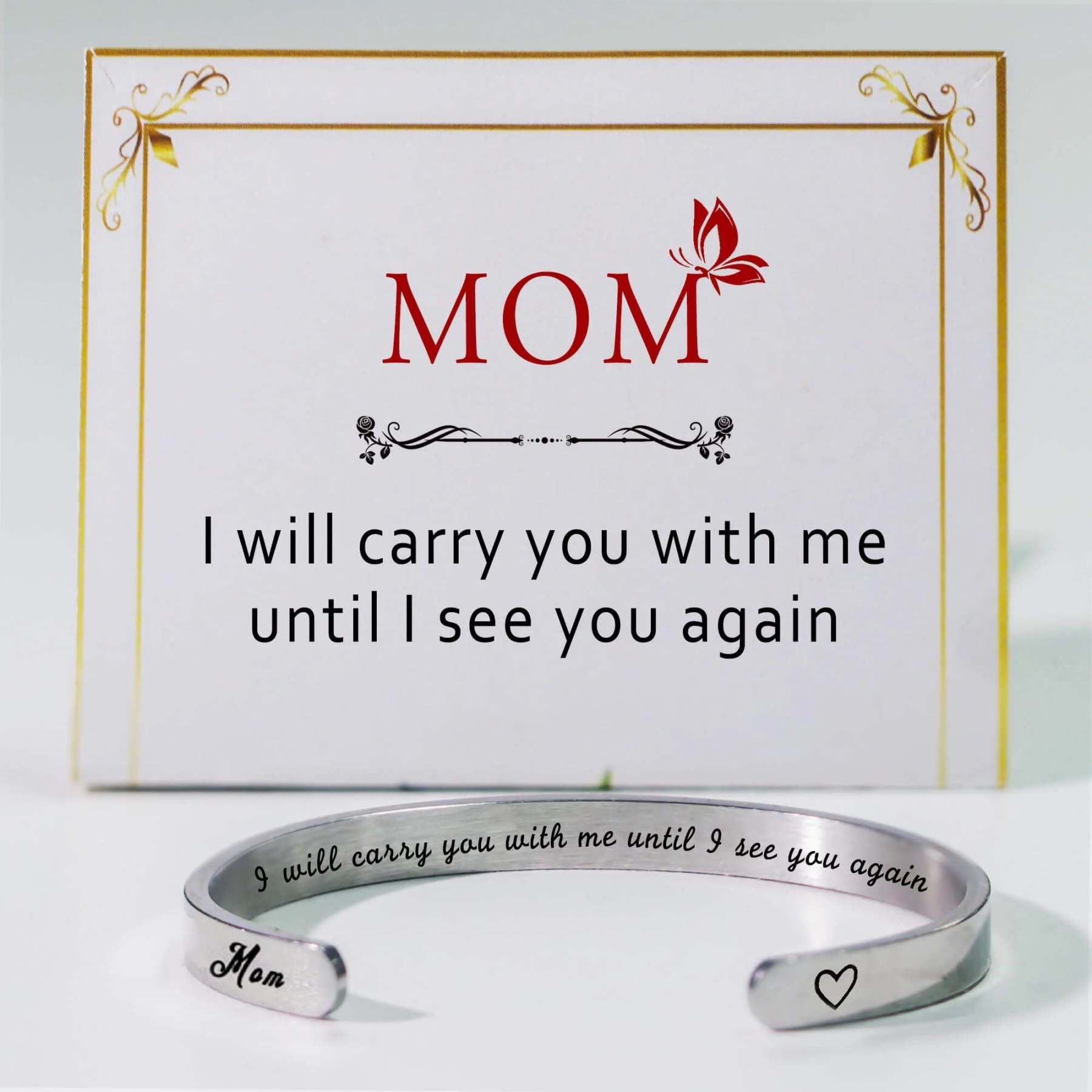 Memorial - I Will Carry You With Me Until I See You Again Bracelet
