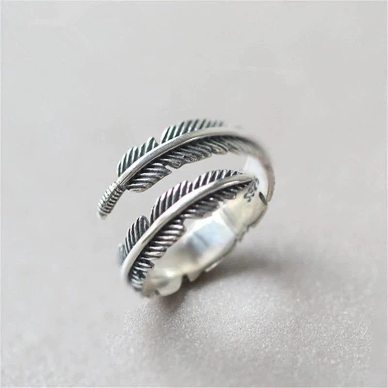 Feather Adjustable Ring-37bracelet