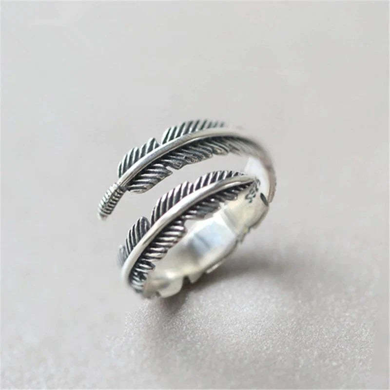 Feather Adjustable Ring-37bracelet