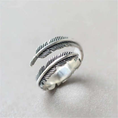 Feather Adjustable Ring-37bracelet