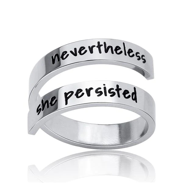 Nevertheless She Presisted Ring