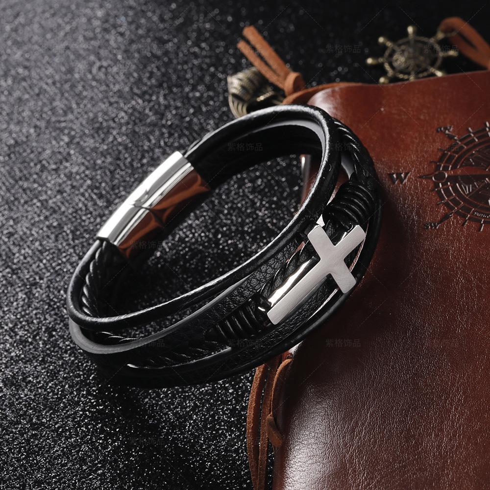For Love - You are the One I Want to Be with Cross Braided Bracelet