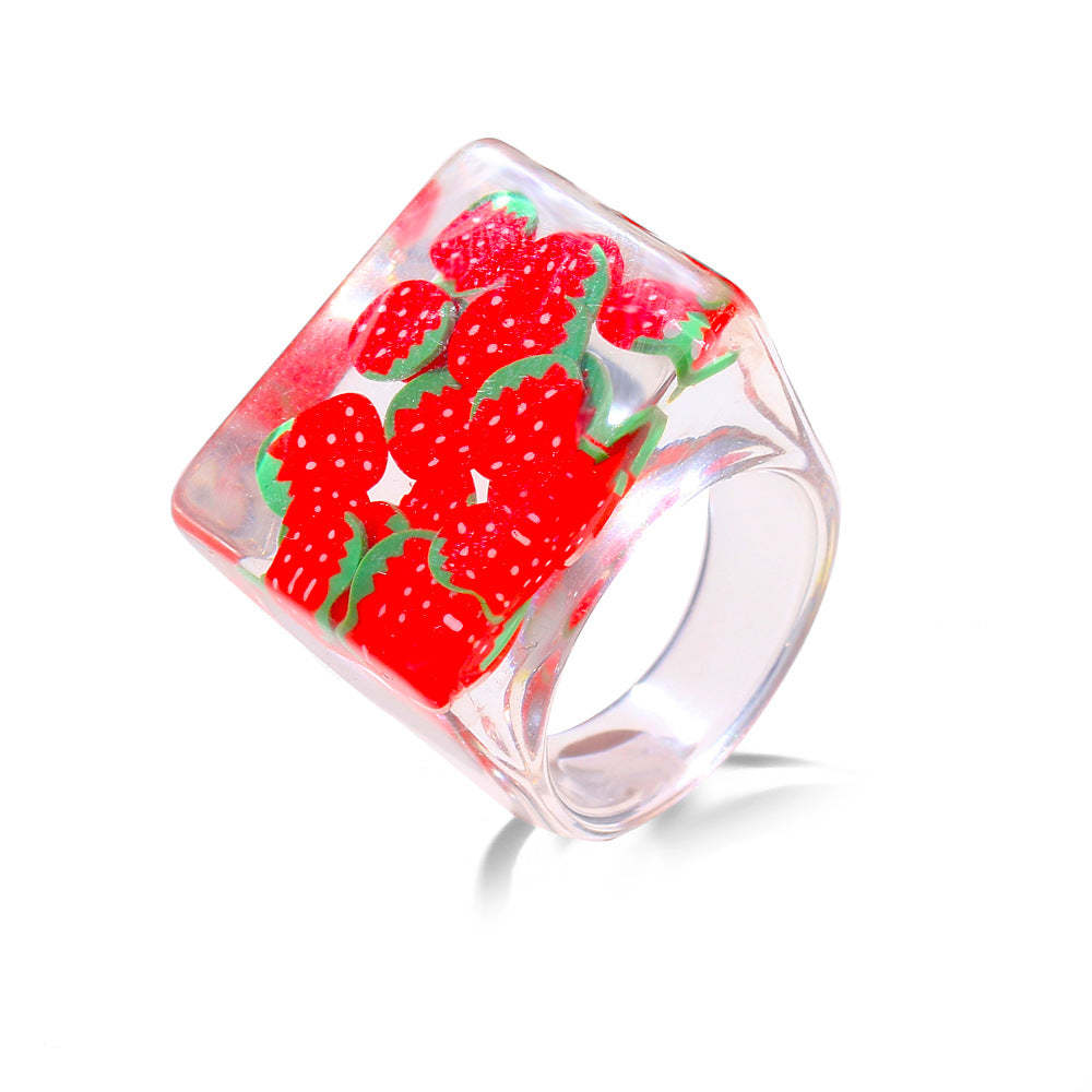 Fruit Block Ring