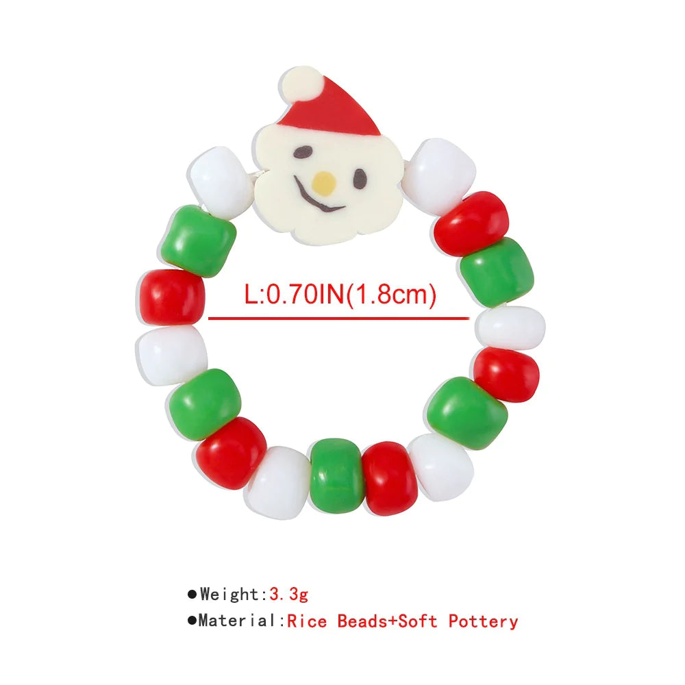 Christmas Bead Ring-37bracelet