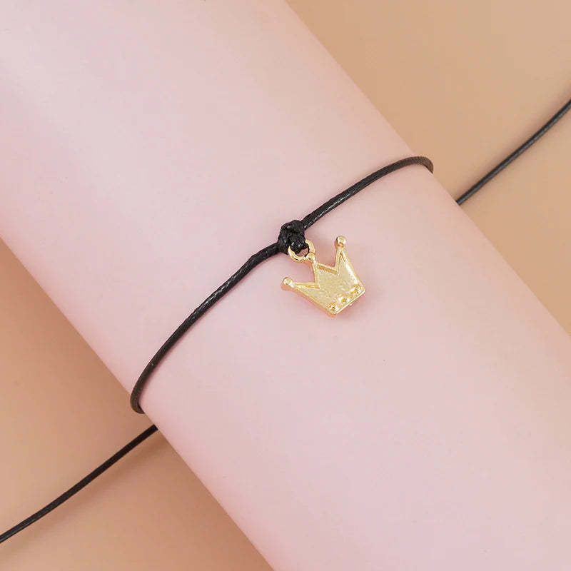 Gold Crown Bracelet