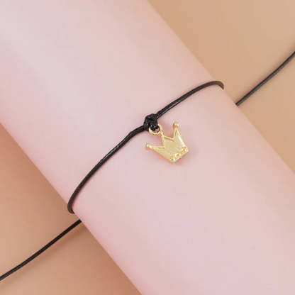 Gold Crown Bracelet
