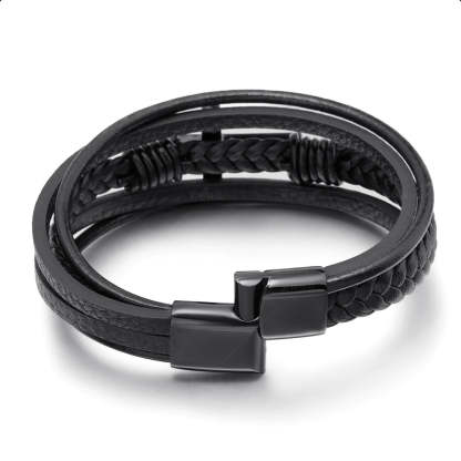 For Love - You are the One I Want to Be with Cross Braided Bracelet