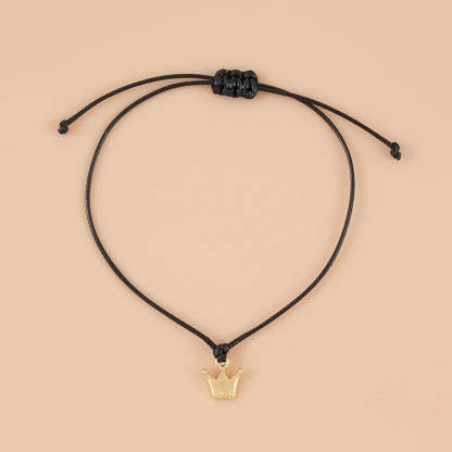 Gold Crown Bracelet